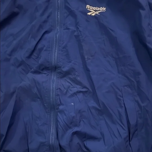 Reebok Blue Windbreaker Jacket - vintage Y2K - Picture 3 of 9